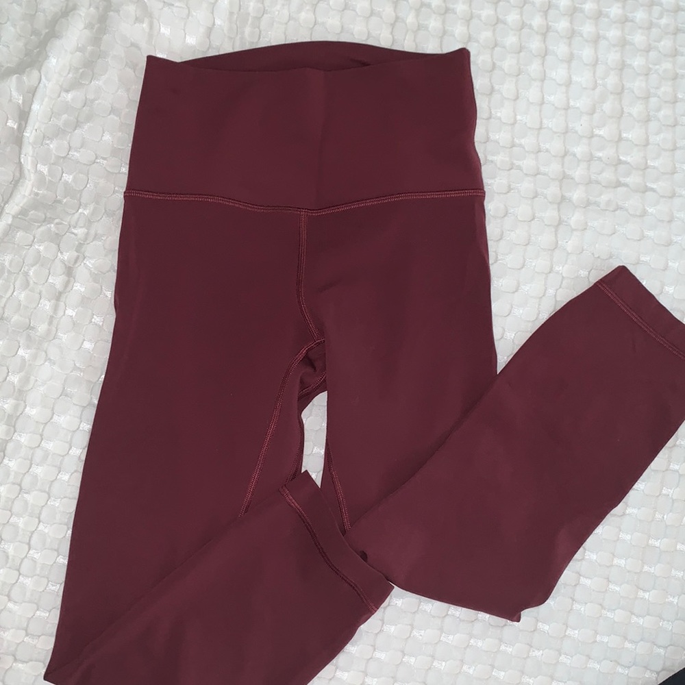Align 21 leggings lululemon red Merlot